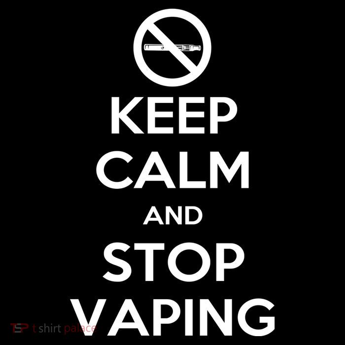 Keep Calm And Stop Vaping Cooling Performance Long Sleeve Crew