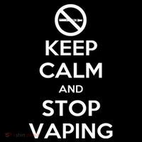 Keep Calm And Stop Vaping Youth Performance Sprint T-Shirt