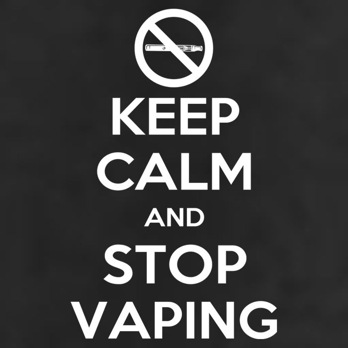 Keep Calm And Stop Vaping Microfiber Hand Towel