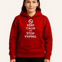 Keep Calm And Stop Vaping Hoodie
