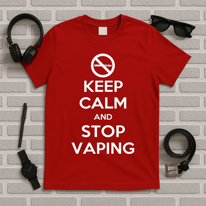 Keep Calm And Stop Vaping T-Shirt