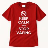 Keep Calm And Stop Vaping Tall T-Shirt