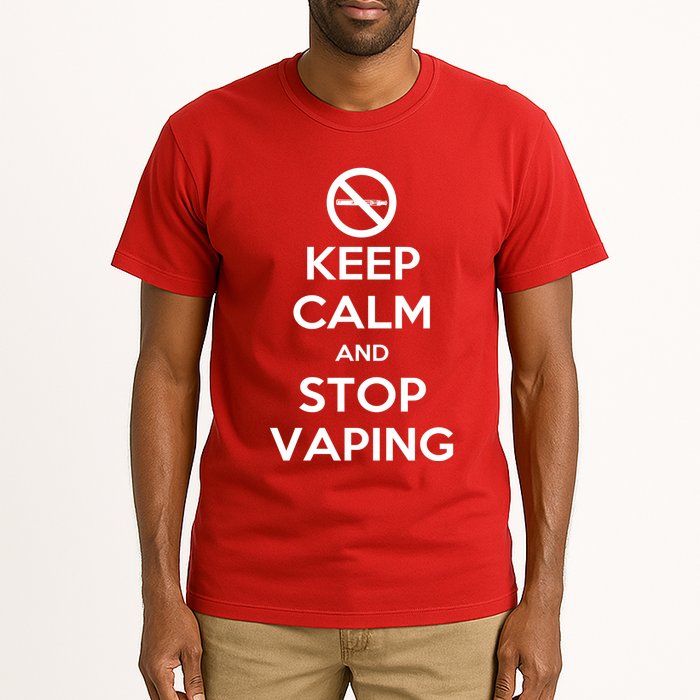 Keep Calm And Stop Vaping Tall T-Shirt