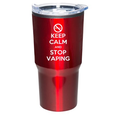 Keep Calm And Stop Vaping Tumbler