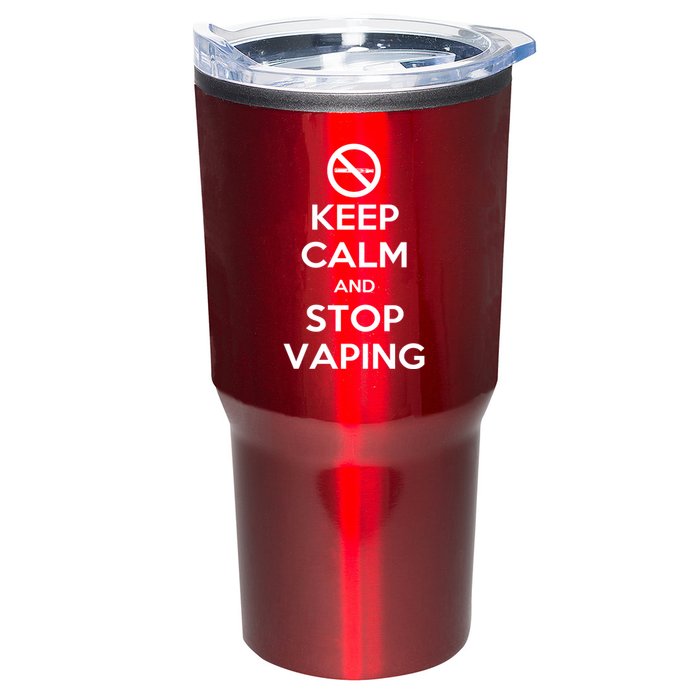Keep Calm And Stop Vaping Tumbler