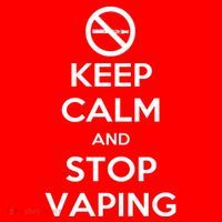Keep Calm And Stop Vaping Magnet
