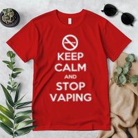 Keep Calm And Stop Vaping Premium T-Shirt