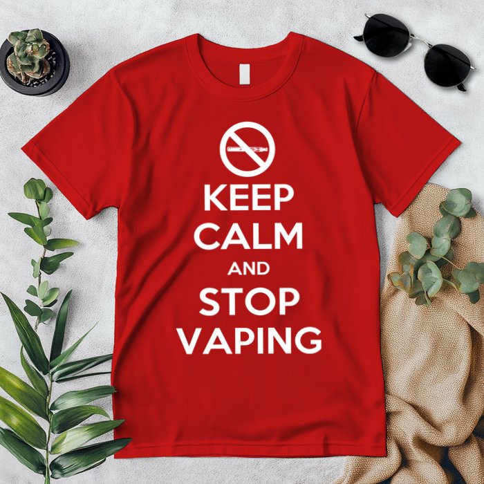 Keep Calm And Stop Vaping Premium T-Shirt