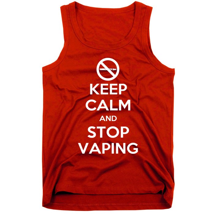 Keep Calm And Stop Vaping Tank Top