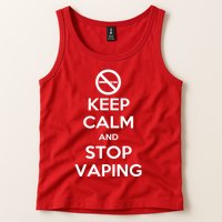 Keep Calm And Stop Vaping Tank Top
