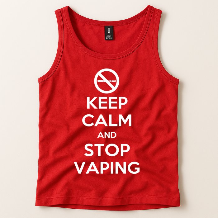 Keep Calm And Stop Vaping Tank Top