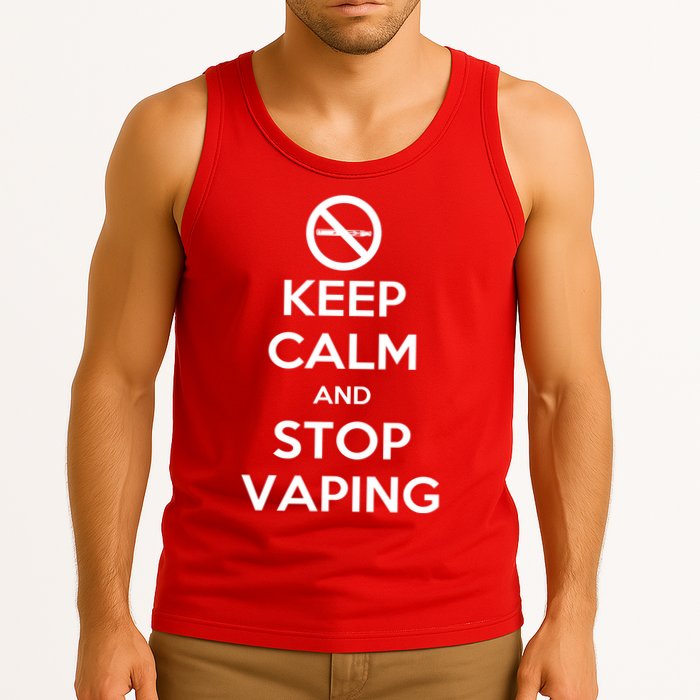 Keep Calm And Stop Vaping Tank Top