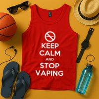 Keep Calm And Stop Vaping Tank Top