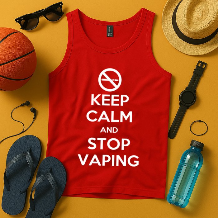 Keep Calm And Stop Vaping Tank Top