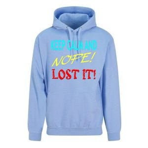 Keep Calm And Nope Lost It Gift Unisex Surf Hoodie