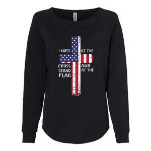 Kneel Cross At The Cross Memorial Day Womens California Wash Sweatshirt