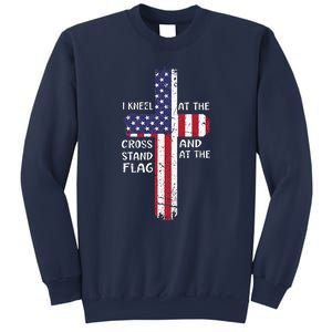 Kneel Cross At The Cross Memorial Day Sweatshirt