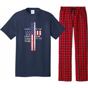 Kneel Cross At The Cross Memorial Day Pajama Set