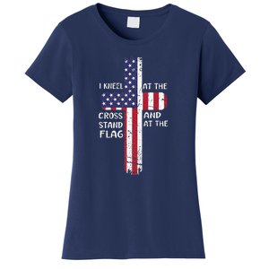 Kneel Cross At The Cross Memorial Day Women's T-Shirt