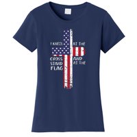 Kneel Cross At The Cross Memorial Day Women's T-Shirt