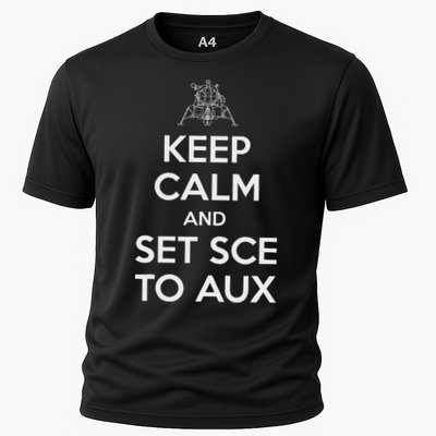 Keep Calm And Set Sce To Aux Cooling Performance Crew T-Shirt
