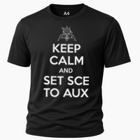 Keep Calm And Set Sce To Aux Cooling Performance Crew T-Shirt