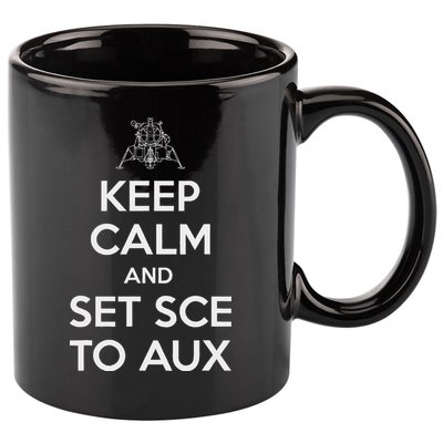 Keep Calm And Set Sce To Aux 11oz C Handle Ceramic Mug