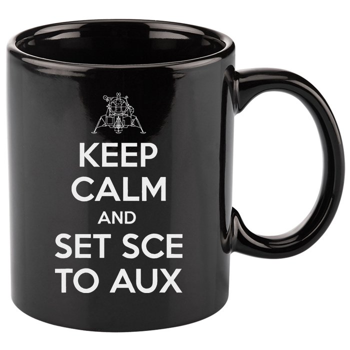 Keep Calm And Set Sce To Aux 11oz C Handle Ceramic Mug