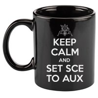 Keep Calm And Set Sce To Aux 11oz C Handle Ceramic Mug