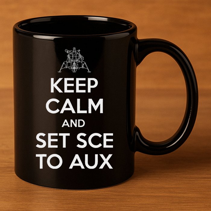Keep Calm And Set Sce To Aux 11oz C Handle Ceramic Mug
