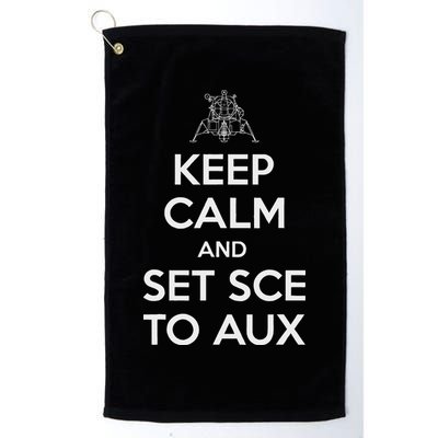 Keep Calm And Set Sce To Aux Golf Towel