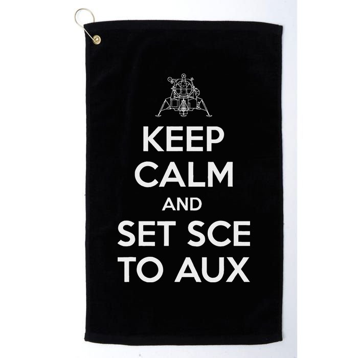 Keep Calm And Set Sce To Aux Golf Towel