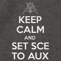 Keep Calm And Set Sce To Aux Vector Backpack