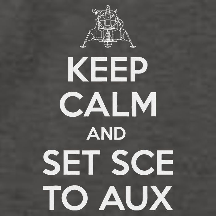 Keep Calm And Set Sce To Aux Vector Backpack