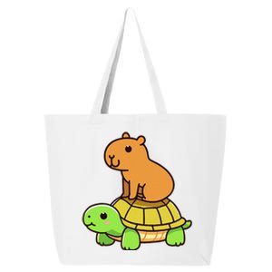 Kawaii Capybara And Turtle Backpack 25L Jumbo Tote