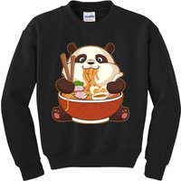 Kawaii Cute Anime Panda Otaku Japanese Ra Noodles Gift Kids Sweatshirt