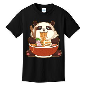 Kawaii Cute Anime Panda Otaku Japanese Ra Noodles Gift Kids T-Shirt