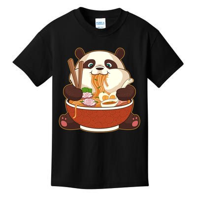 Kawaii Cute Anime Panda Otaku Japanese Ra Noodles Gift Kids T-Shirt