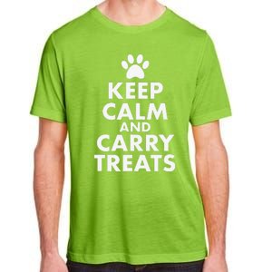 Keep Calm And Carry Treats Dog Trainer Funny Adult ChromaSoft Performance T-Shirt