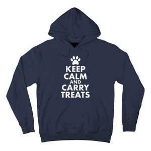 Keep Calm And Carry Treats Dog Trainer Funny Tall Hoodie