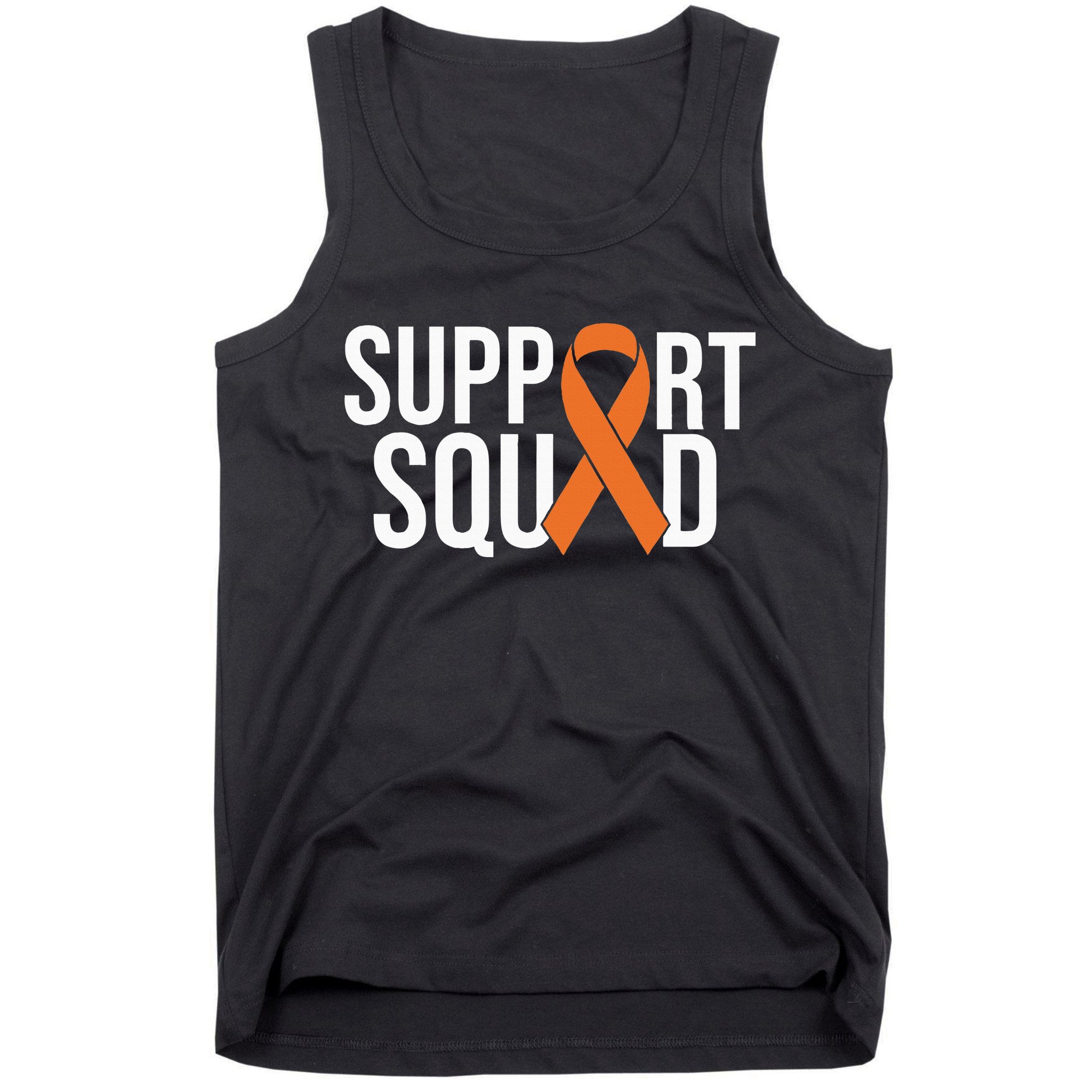 Kidney Cancer Awareness Orange Ribbon Tank Top