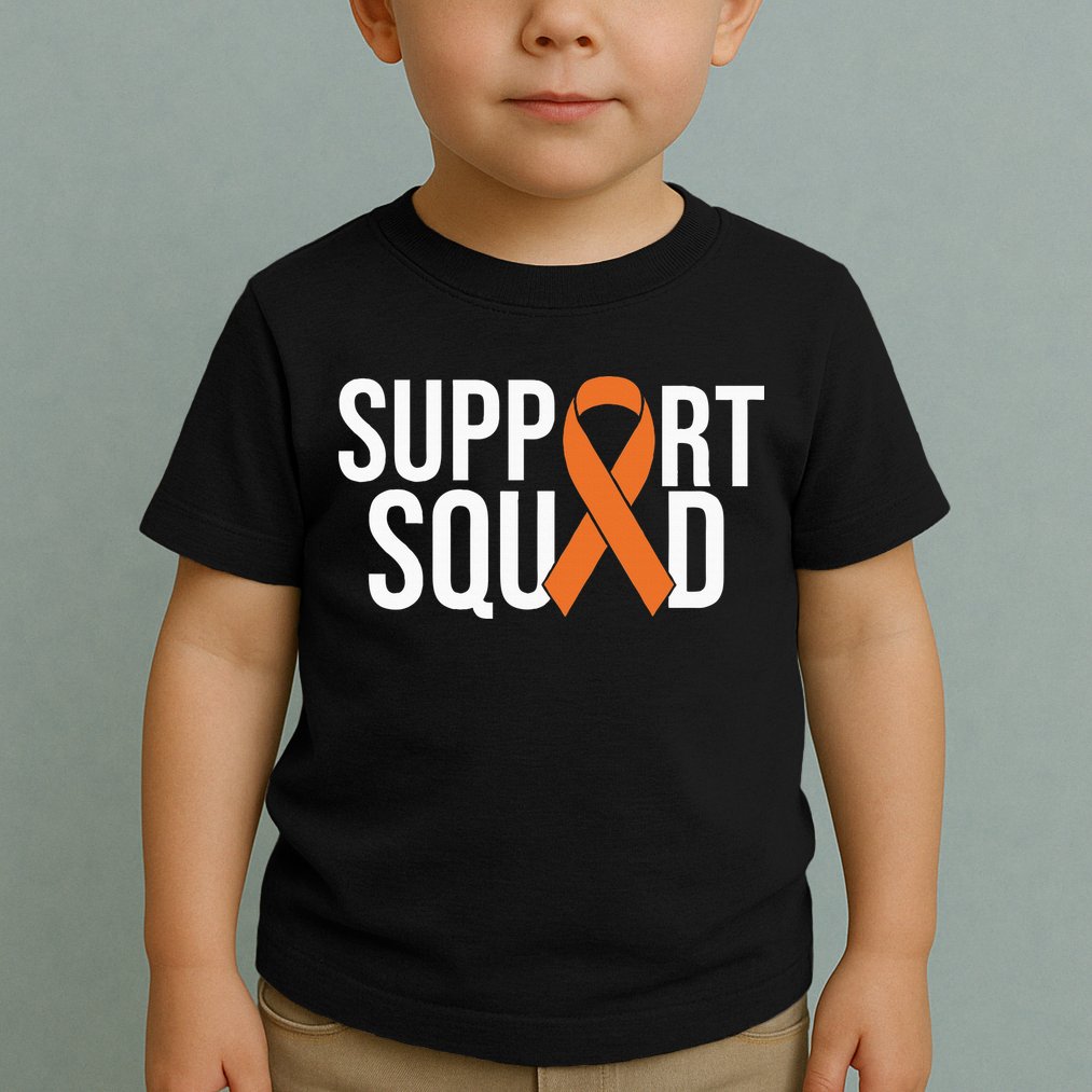 Kidney Cancer Awareness Orange Ribbon Toddler T-Shirt