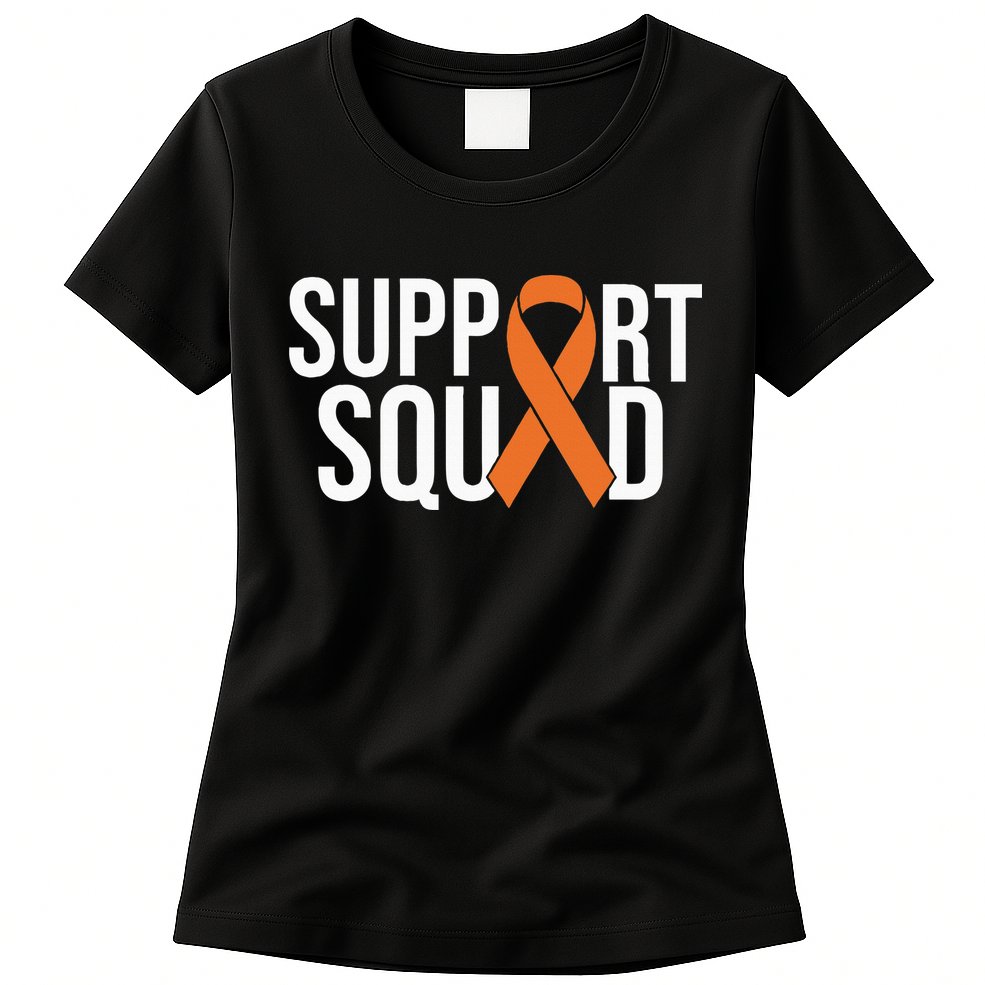 Kidney Cancer Awareness Orange Ribbon Womens T-Shirt