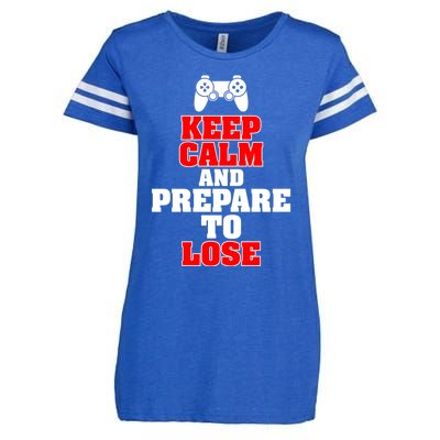 Keep Calm And Prepare To Lose Meaningful Gift Enza Ladies Jersey Football T-Shirt