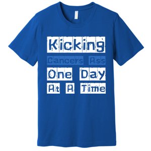 Kicking CancerS Ass One Day At A Time Gift Premium T-Shirt