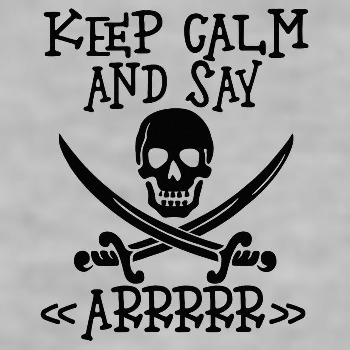 Keep Calm And Say Arrrr Talk Like A Pirate Day Ladies PosiCharge Tri-Blend Wicking Tank