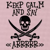 Keep Calm And Say Arrrr Talk Like A Pirate Day 25L Jumbo Tote