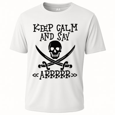 Keep Calm And Say Arrrr Talk Like A Pirate Day Performance Shirt