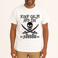 Keep Calm And Say Arrrr Talk Like A Pirate Day Tall T-Shirt