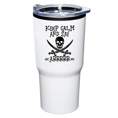 Keep Calm And Say Arrrr Talk Like A Pirate Day Tumbler